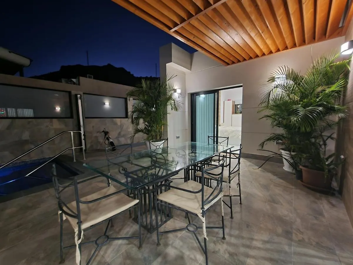 Villa De Lujo Con Piscina Climatizada Mogan