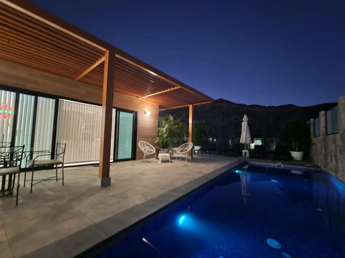 Villa De Lujo Con Piscina Climatizada Mogan