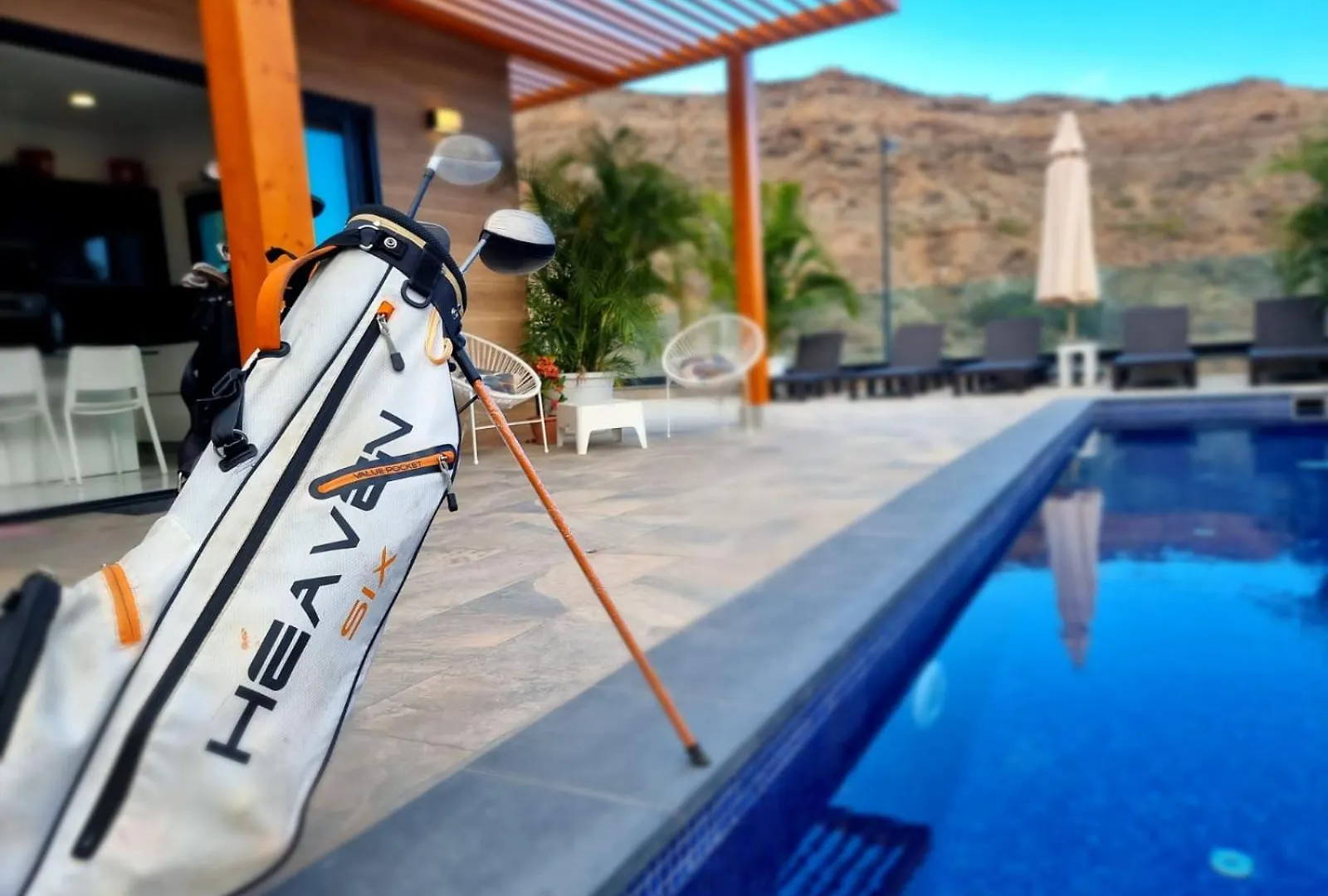 Villa De Lujo Con Piscina Climatizada Mogan 0*,