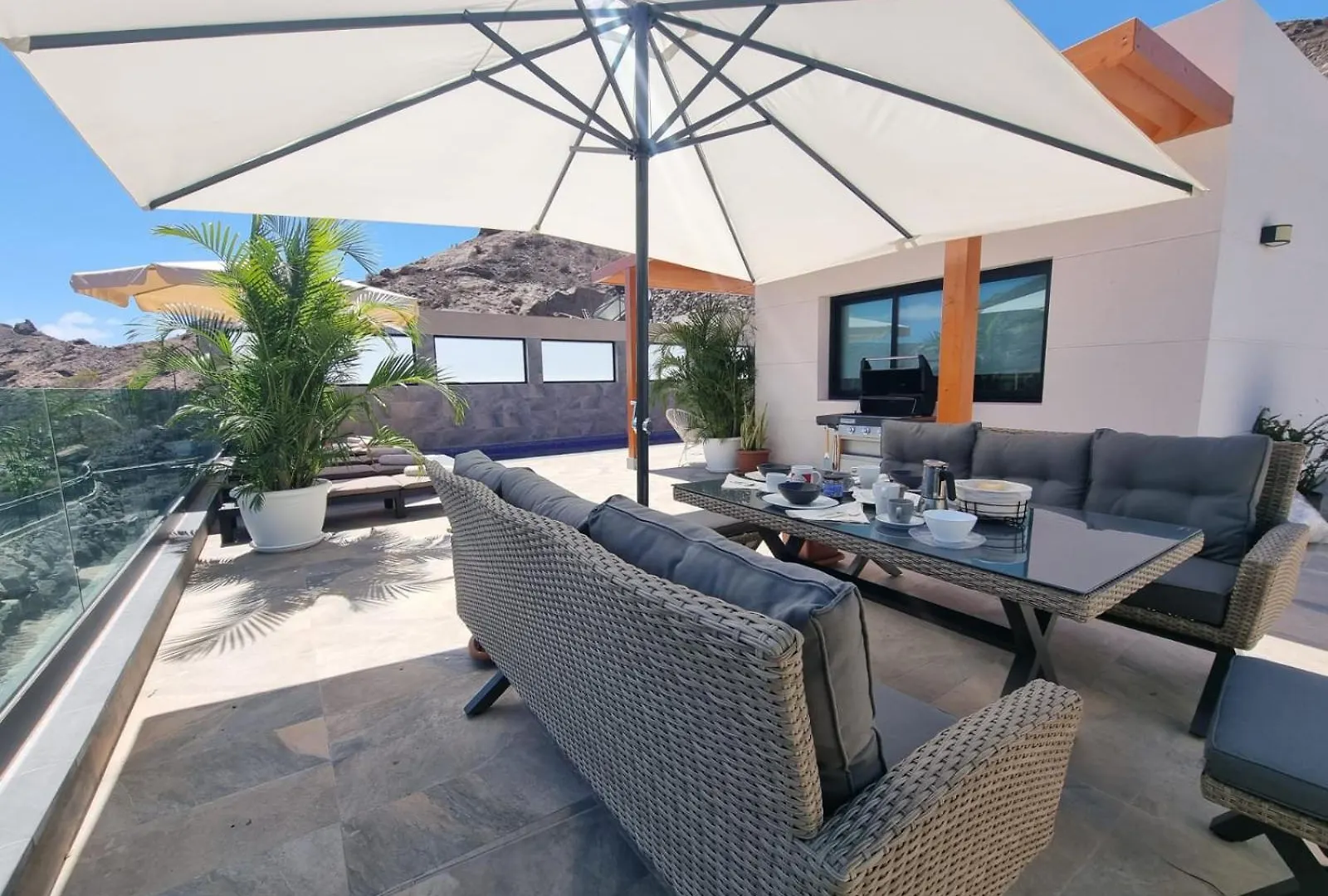 Villa De Lujo Con Piscina Climatizada Mogan